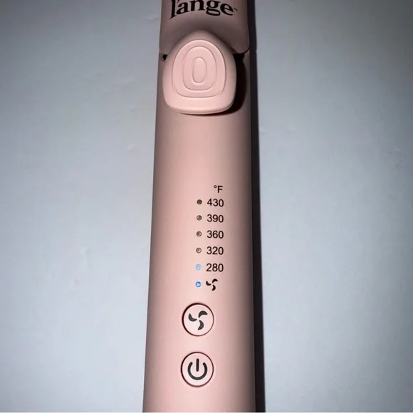 Lange 360 Blush Pink Hair Straightening and Curling Tool with Built-In Fan - Picture 4 of 5
